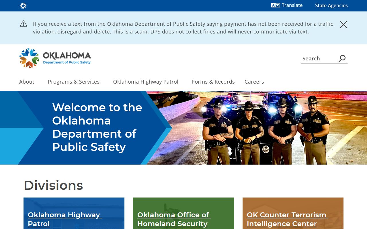 Beckham County inmate records and the Oklahoma Department of Public Safety state records portal